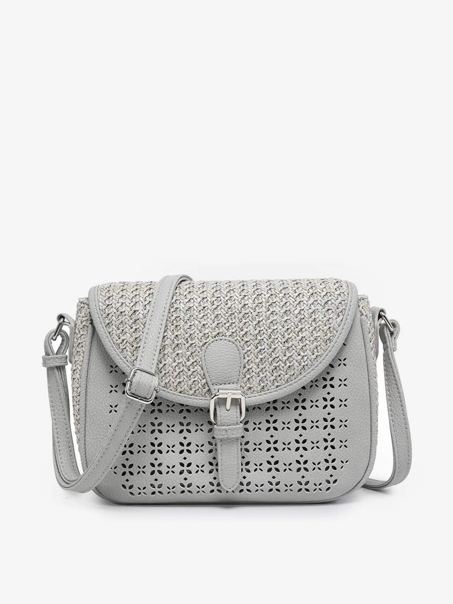 Soft Finish Carolina Vegan Lasercut Crossbody