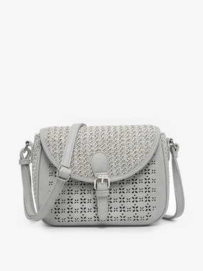 Soft Finish Carolina Vegan Lasercut Crossbody