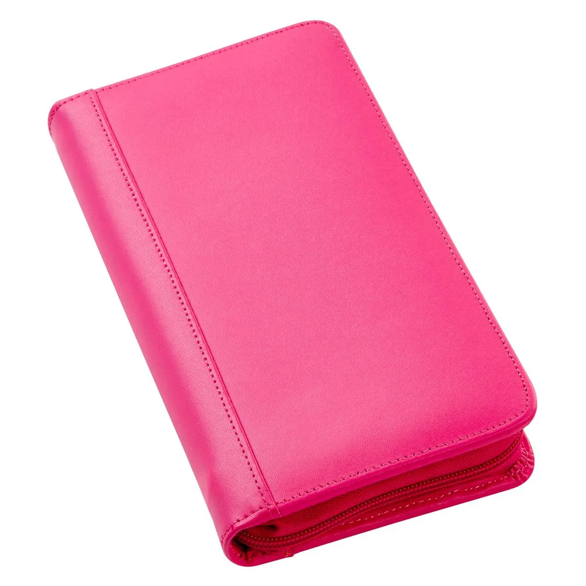 Classic Travel Effortless Travel Leather Zip Travel and Passport Wallet