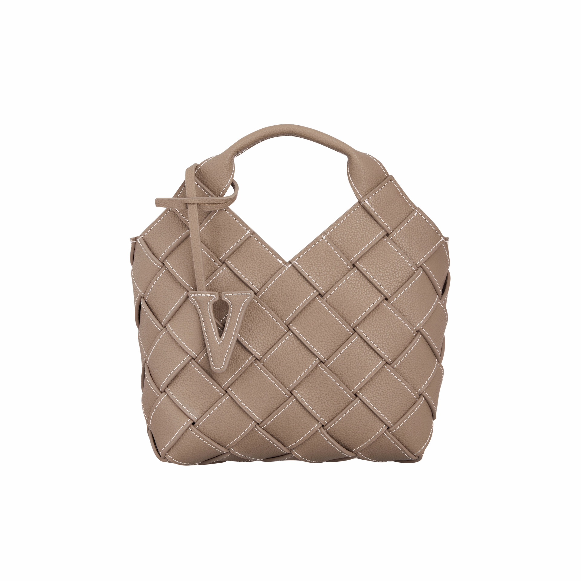 Lightweight Lifestyle Fashion Etoupe Woven Basket Bag