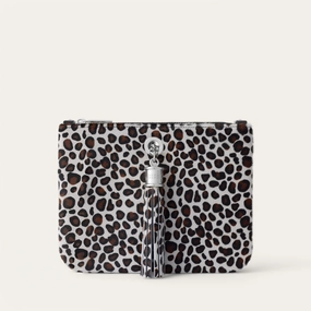 Lightweight Utility Everyday Style Ivy | Leopard Cream with Silver hardware