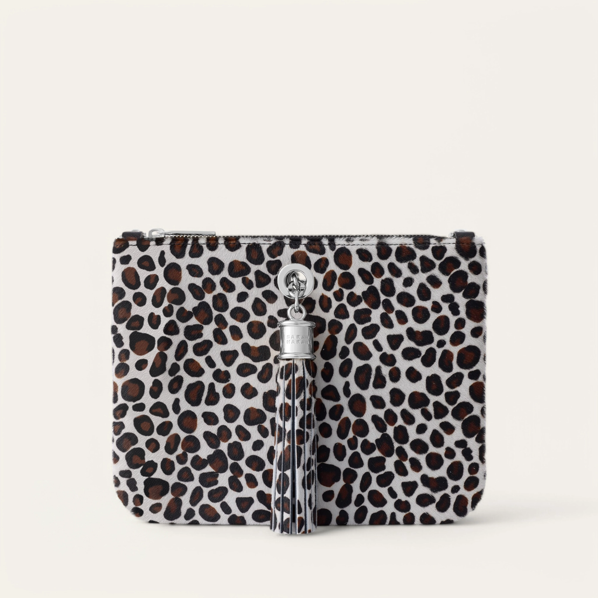Lightweight Utility Everyday Style Ivy | Leopard Cream with Silver hardware