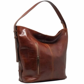 Daily Functionality Durable Construction Italian Leather Sardinia Handbag Tote w/Shoulder Strap