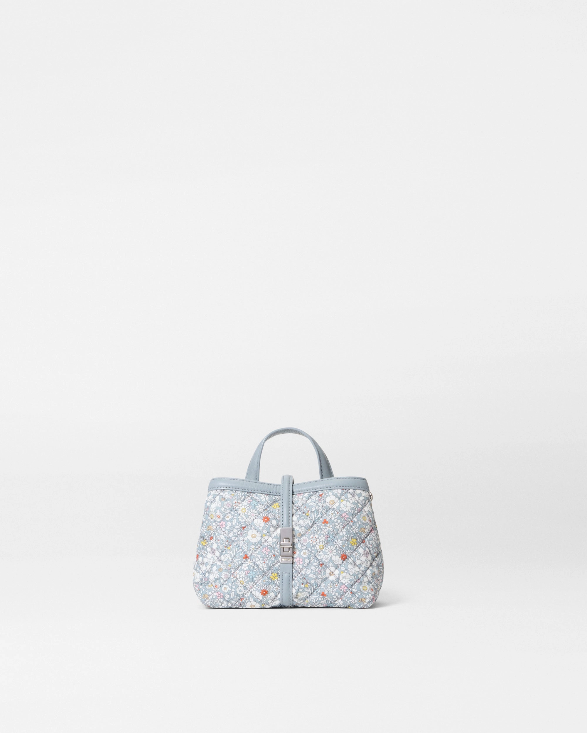 Personalized Tote Multipurpose Use June`s Meadow Mini Astor Top Handle