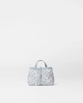 Personalized Tote Multipurpose Use June`s Meadow Mini Astor Top Handle