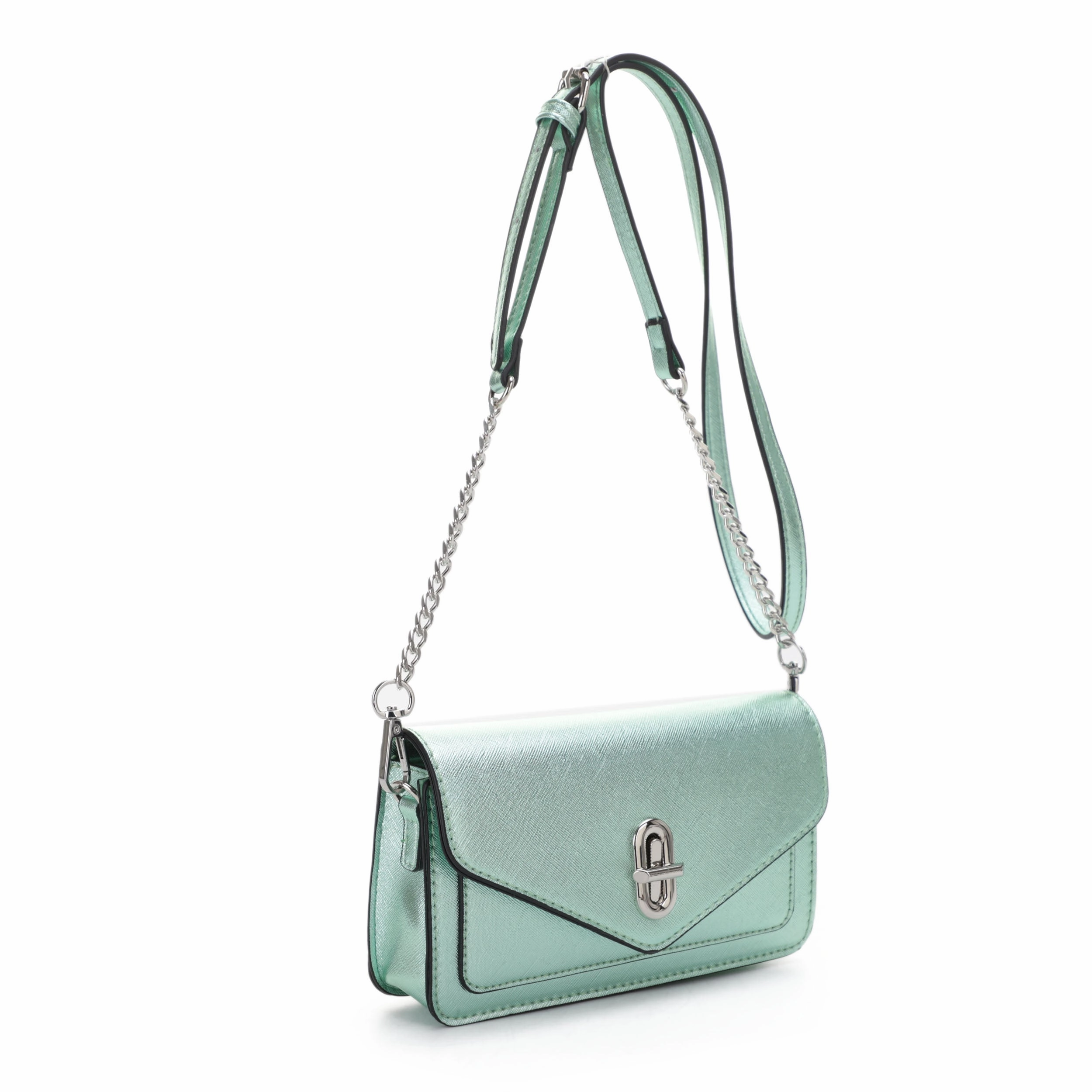 Catalina Metallic Crossbody Compact Utility Trendy Carry