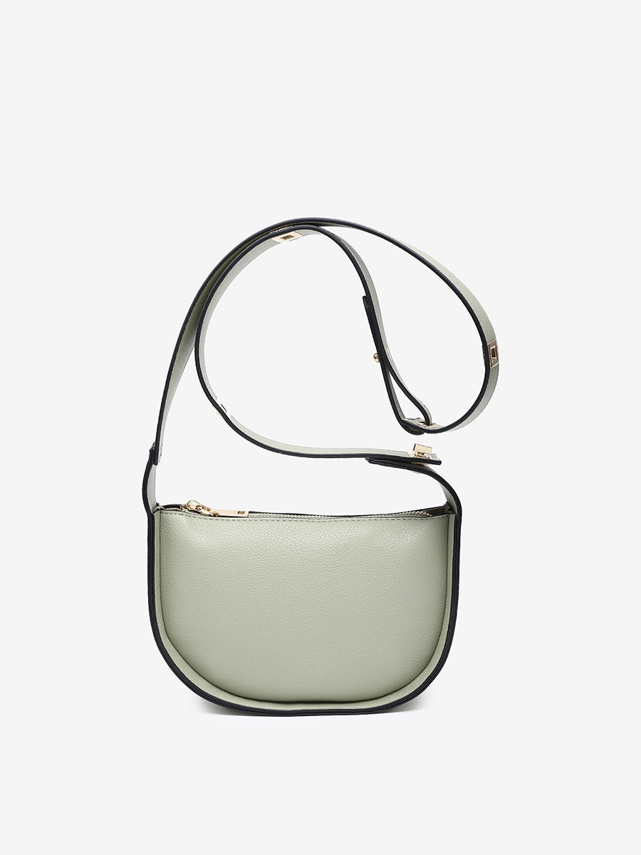 Celine Vegan Crescent Shoulder Bag Fashion Statement