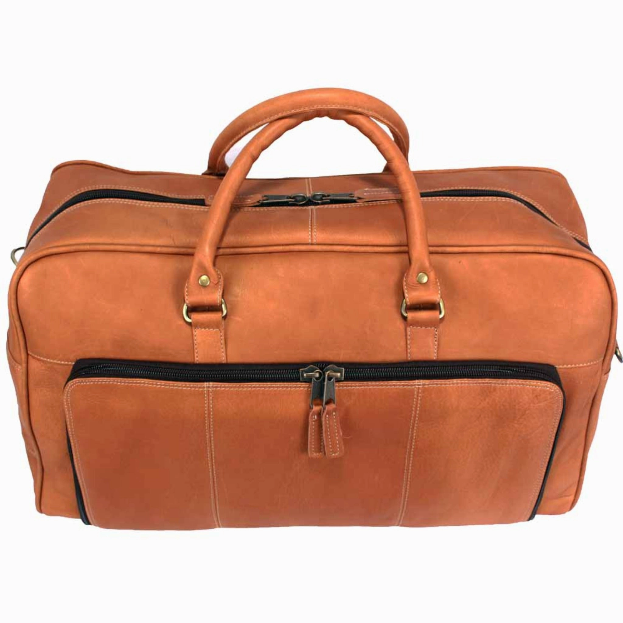 Las Vegas Leather Weekender Bag Minimal Gear Adjustable Strap