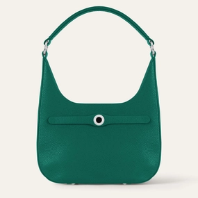 Florence Shoulder Bag | Evergreen with Silver hardware Practical Choice Comfort Travel