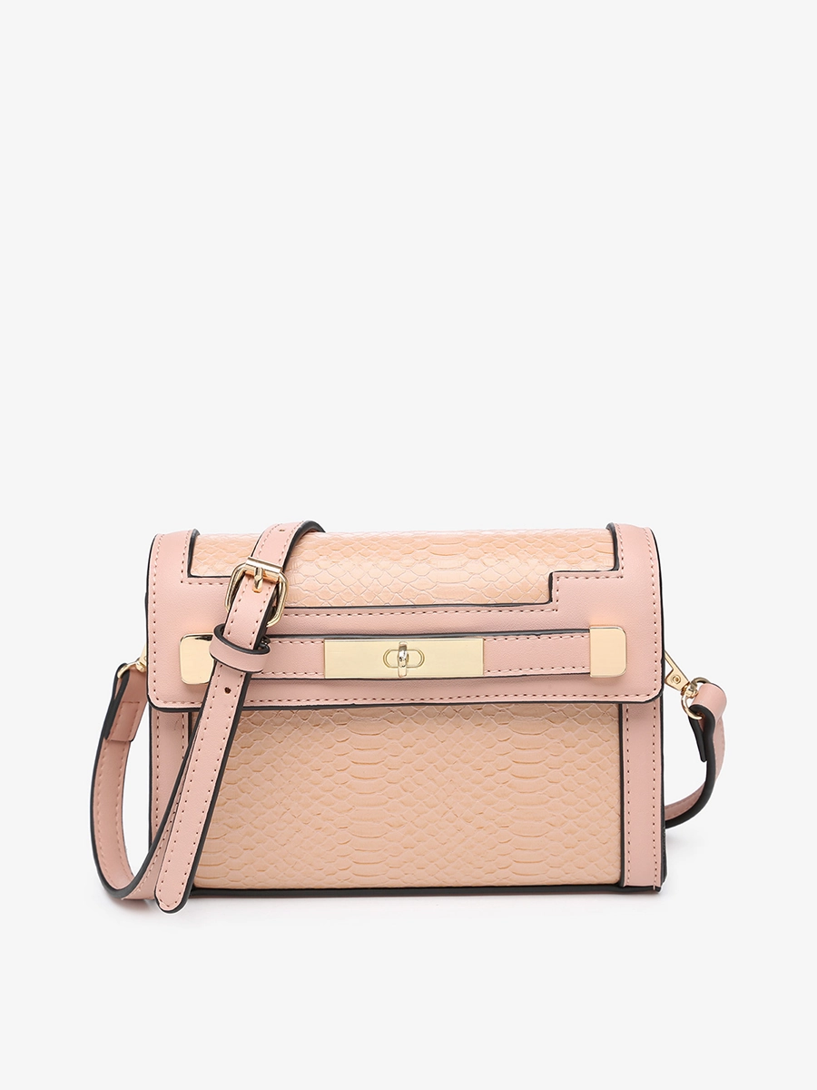 Etta Vegan Snake Crossbody Everyday Fashion Refined Style