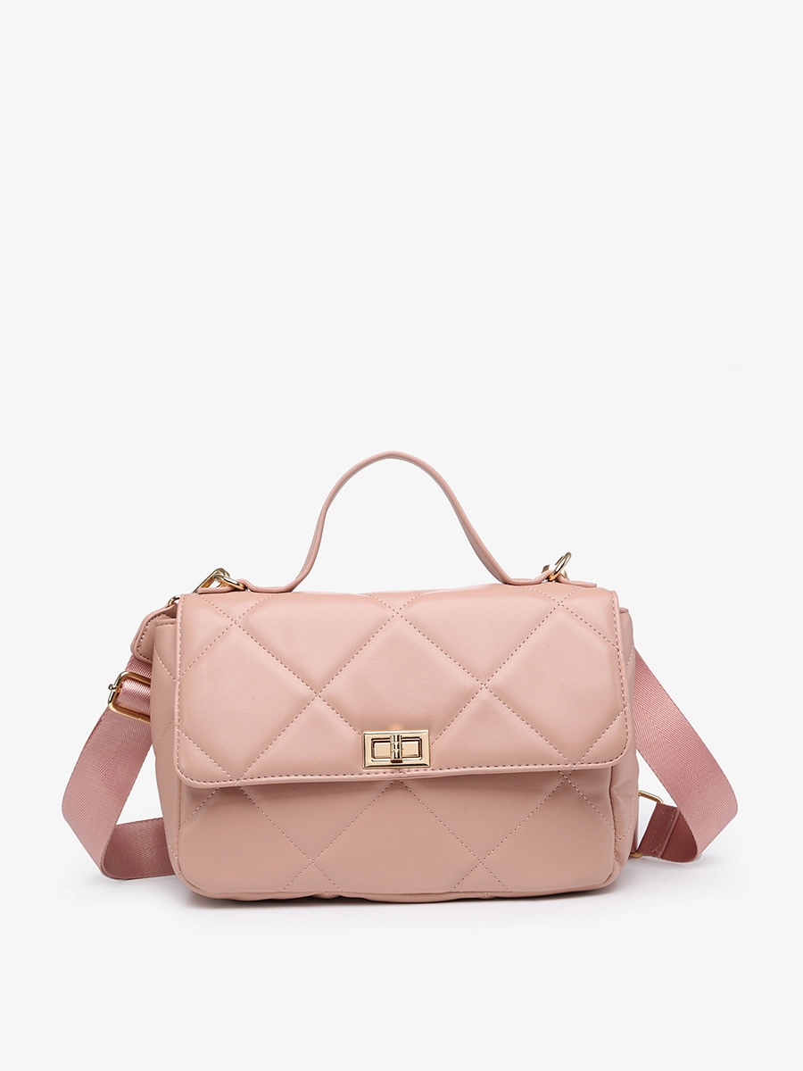 vintage charm Harp Vegan Twist Lock Crossbody