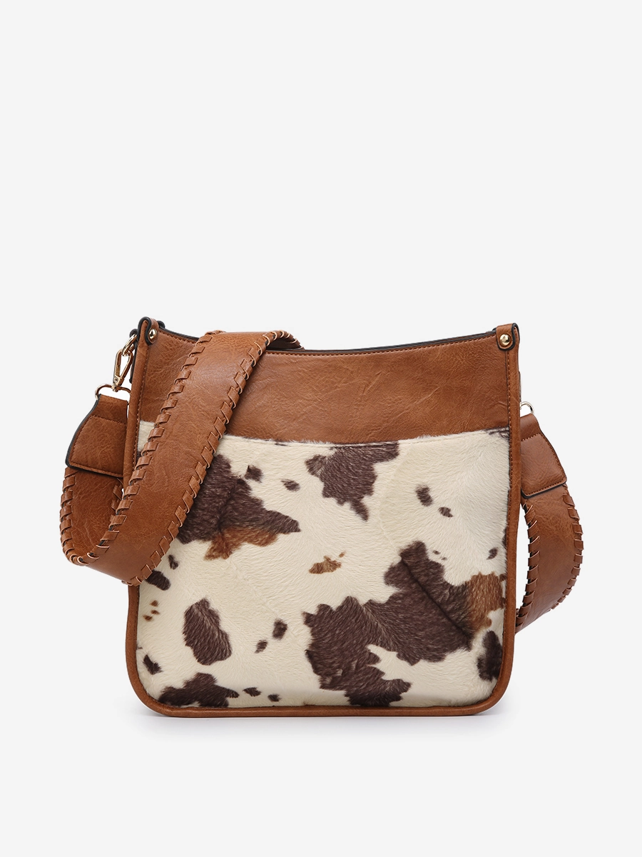 Occasion Essential Glam Charm Chloe Vegan Cow Crossbody