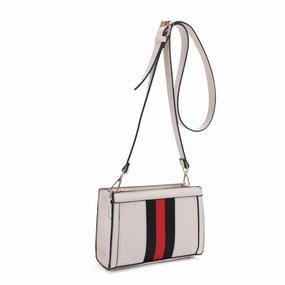 Daily Function Fashion Statement Christa Trim Accent Crossbody Bag