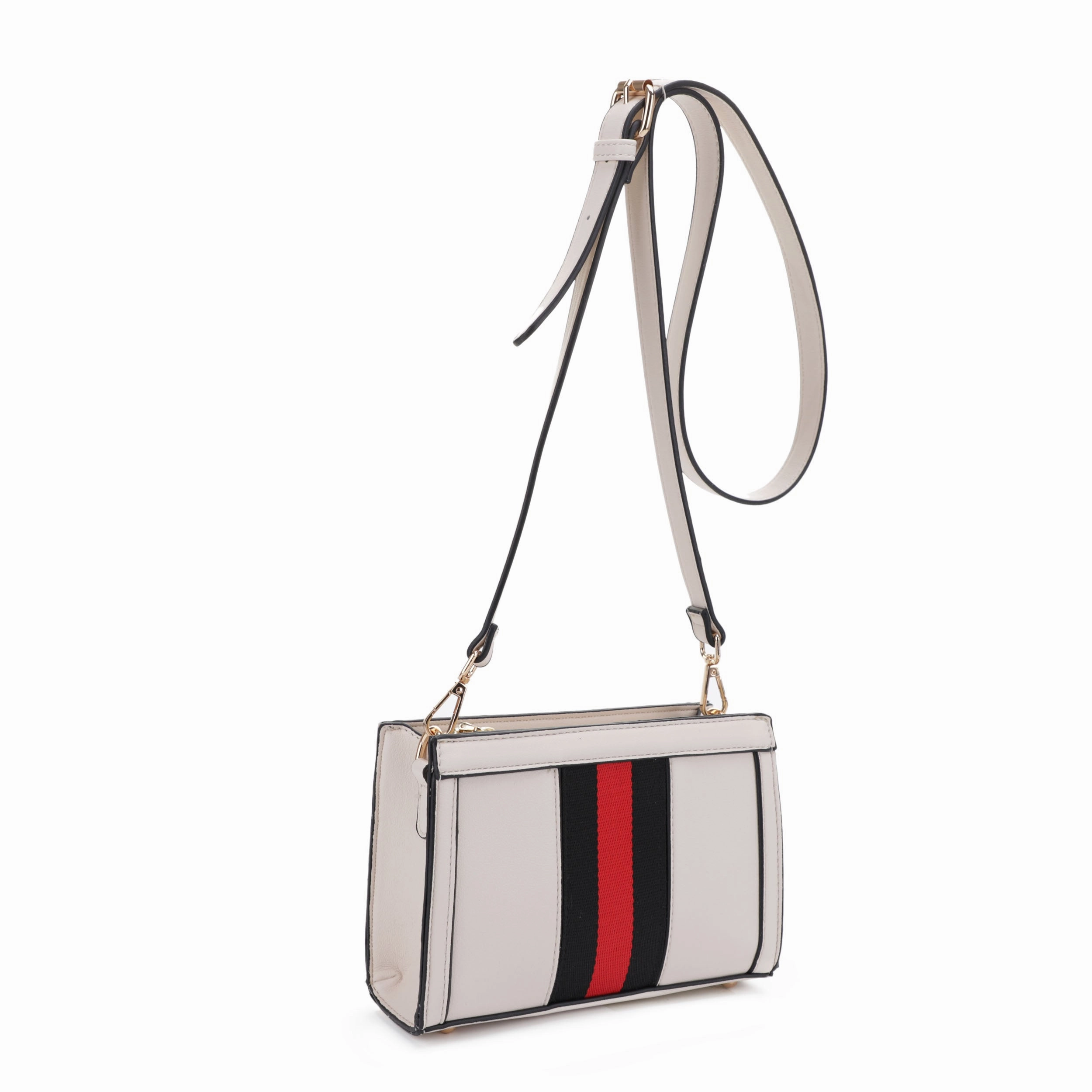 Daily Function Fashion Statement Christa Trim Accent Crossbody Bag