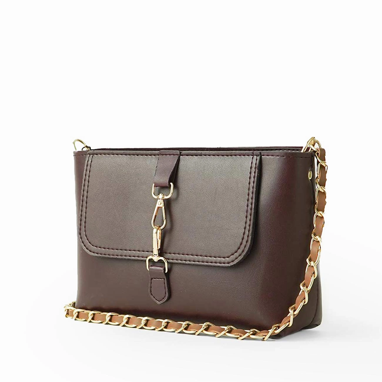 Clarent Bag Maroon Smooth Surface