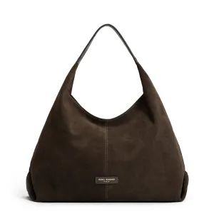 Honor?? Grace dark brown suede shoulder bag Essential Gear