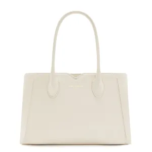 Easy Clean Summer Fashion Honor?? Cloe Midi cream calfskin leather handbag