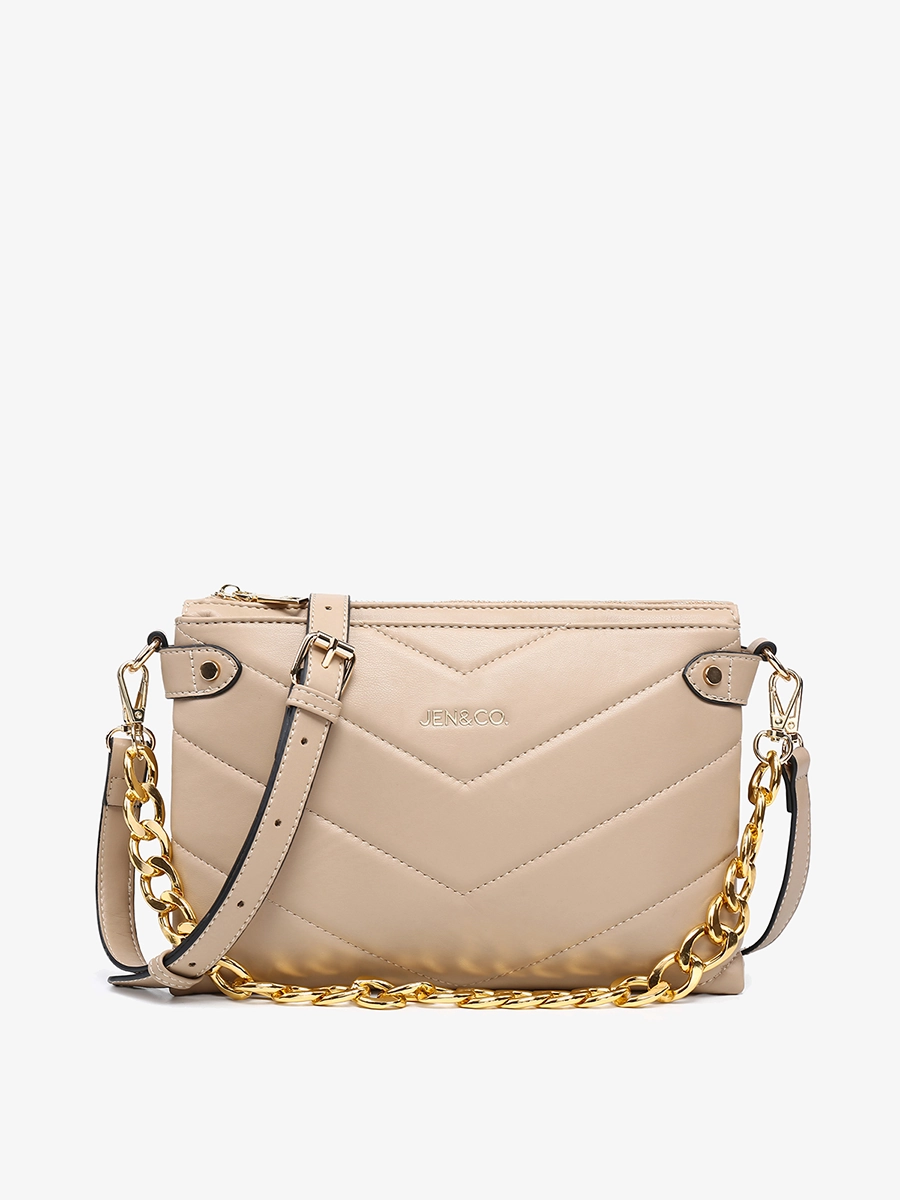 Fashion Refinement Britt Vegan Puffer Crossbody