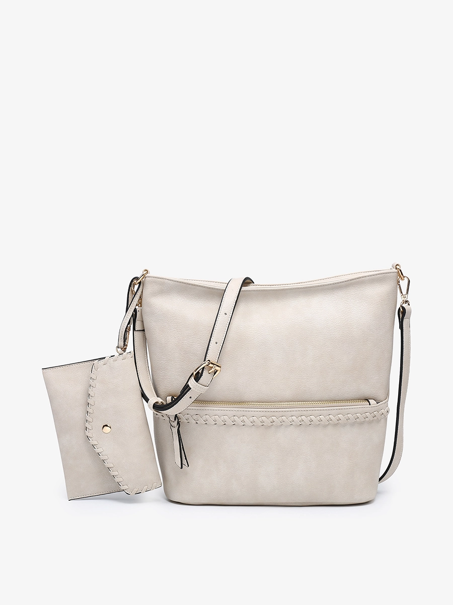 Stylish Choice Cynthia Vegan Dist. Whipstitch Hobo