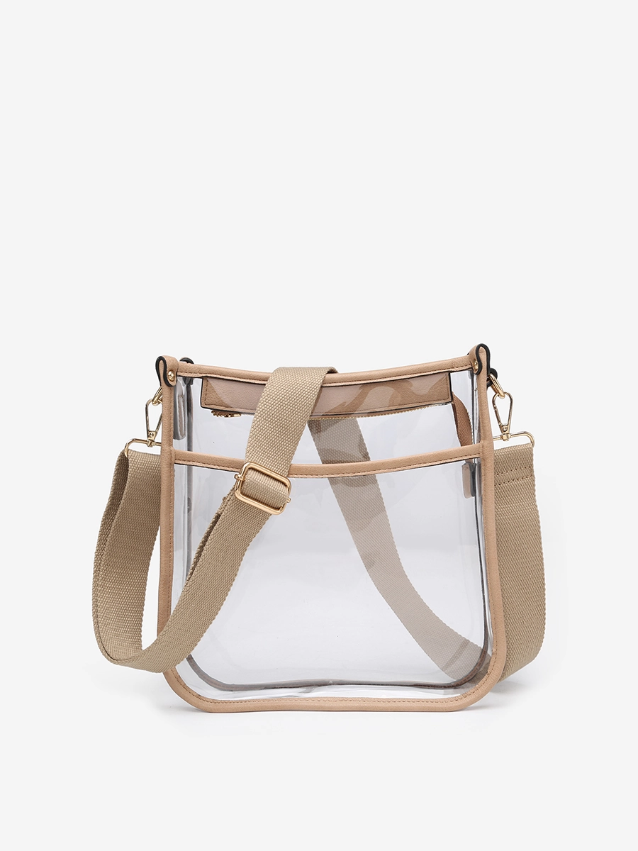 Posie Vegan Clear Crossbody Soft Finish