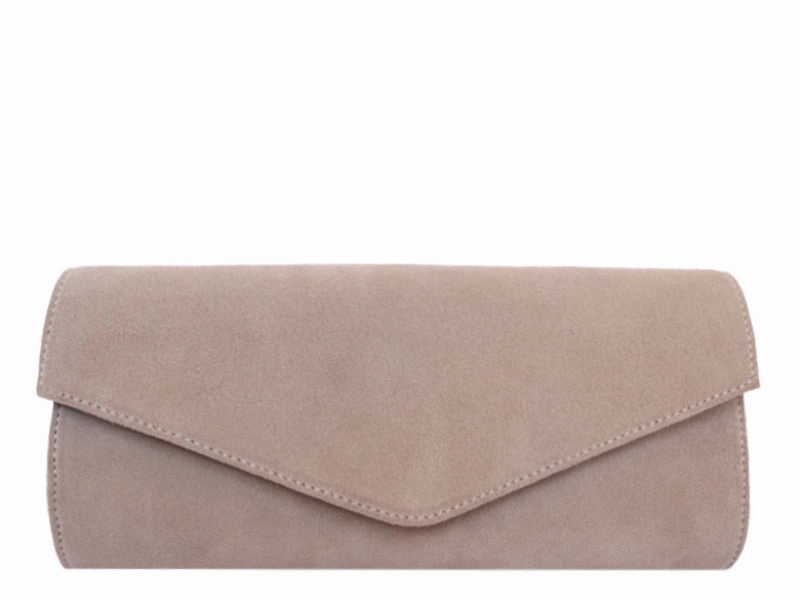 Casual Travel Durable Simplicity Clutch Handbag Suede - Beige