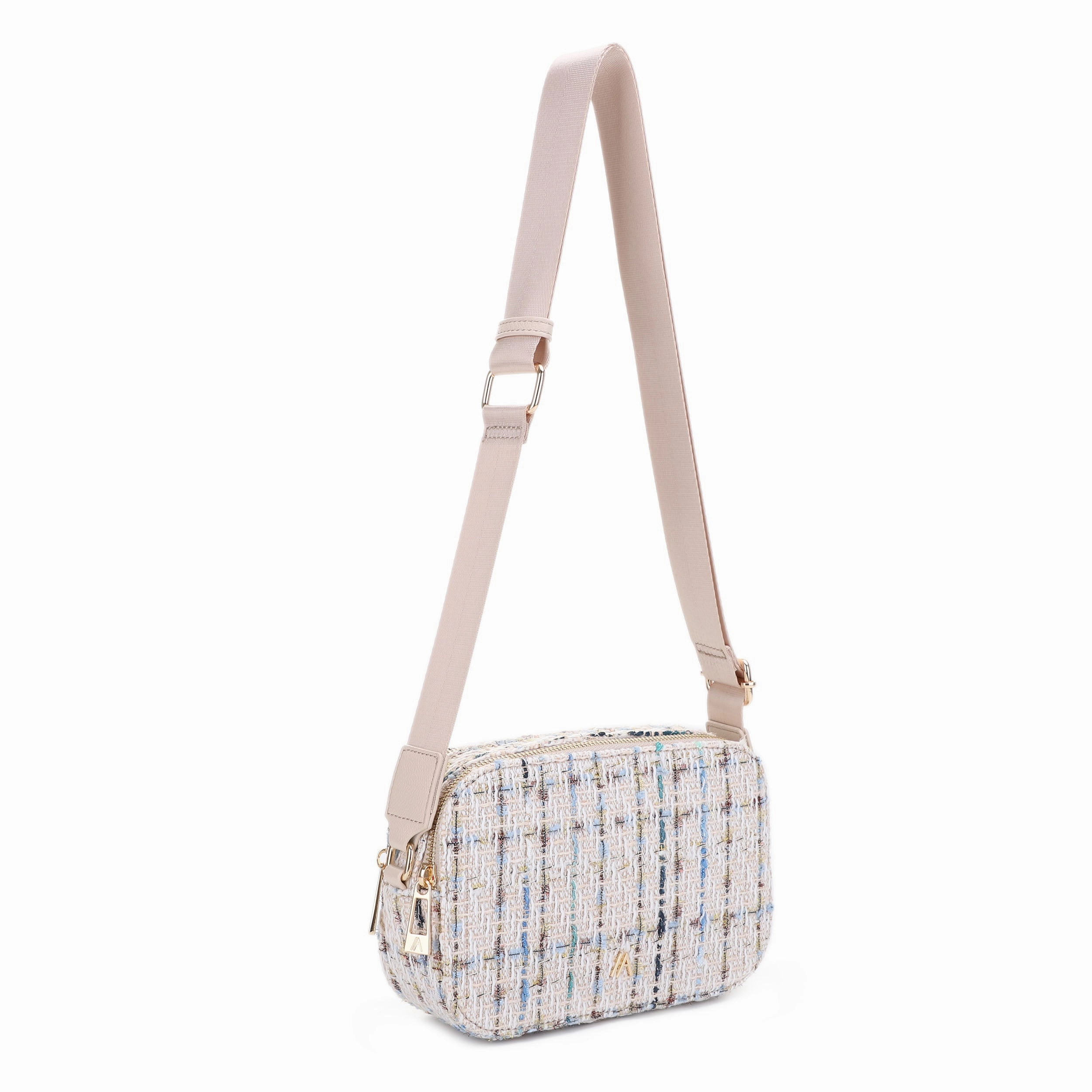 Coloma Tweed Camera Bag Minimalist Reliability Sporty Vibe