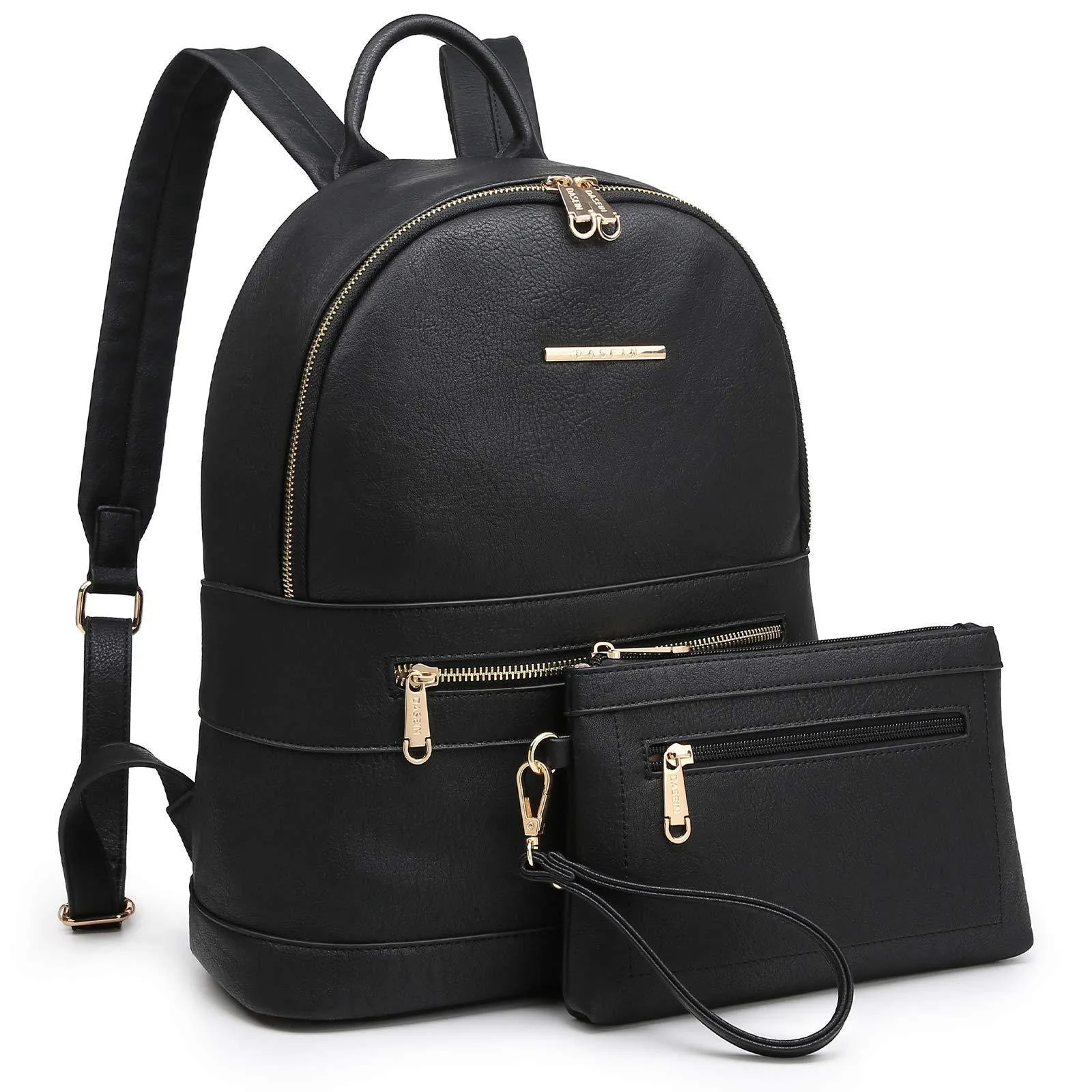 Functional Performance Gear Fashion Casual Women Backpack with Matching Wristlet 2Pcs Set l Dasein