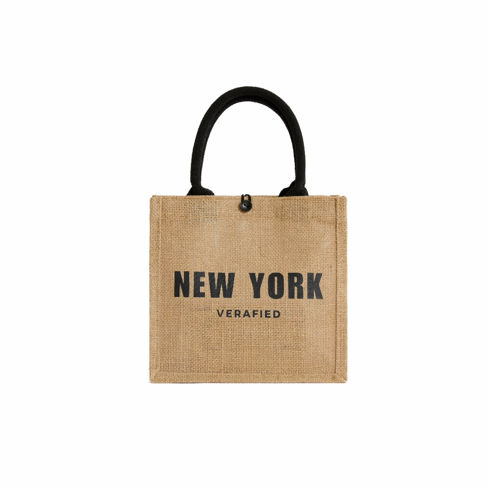 Functional Functionality VERAFIED Straw Mini Tote Bag