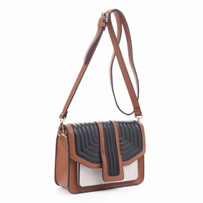 Modern Utility Cecile Color Block Quilted Crossbody