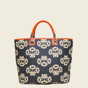 Daily Carry Gear Trendy Lifestyle Smile Tote - Posey Flower Midnight