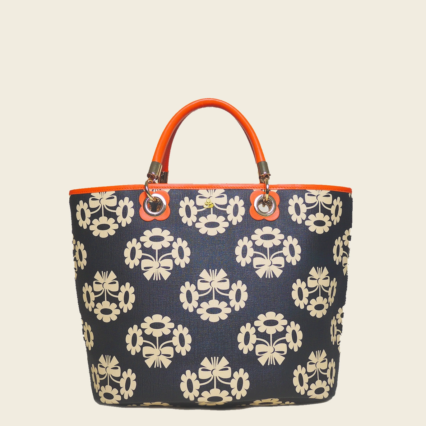 Daily Carry Gear Trendy Lifestyle Smile Tote - Posey Flower Midnight