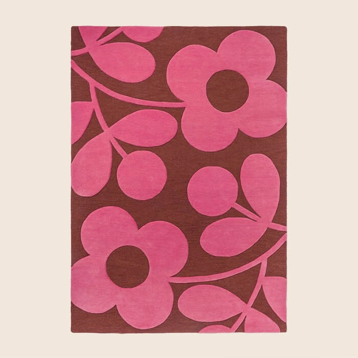 Sprig Stem Rug - Paprika Lightweight Function