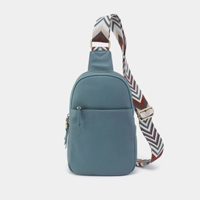 Durable City Travel Cass Sling in Pebbled Leather - Agave Leaf
