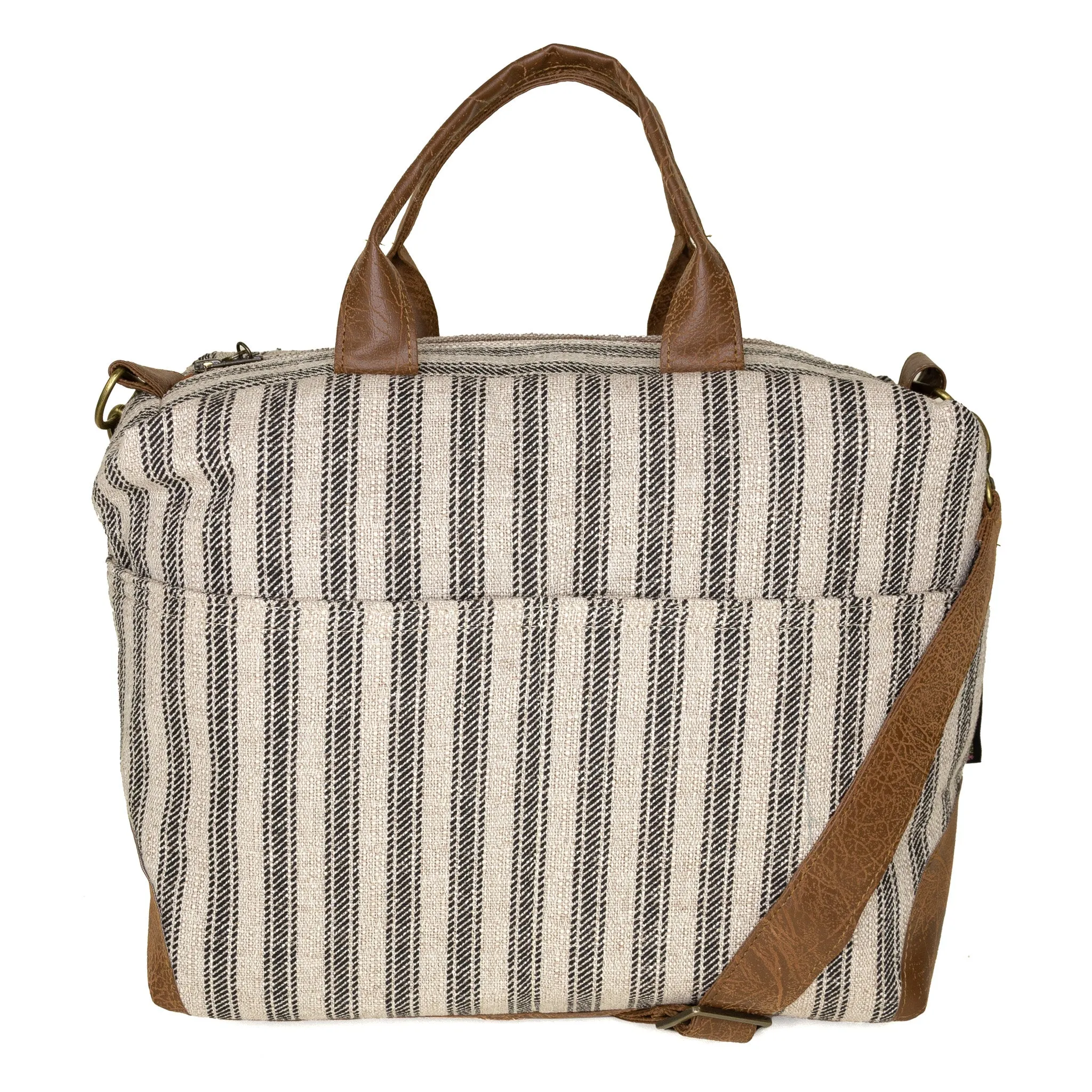 Timeless Construction Poppi Pro Premier Purse: Ticking Stripe