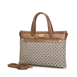 Brangio Floral Executive Tote Iconic Style Functional Art