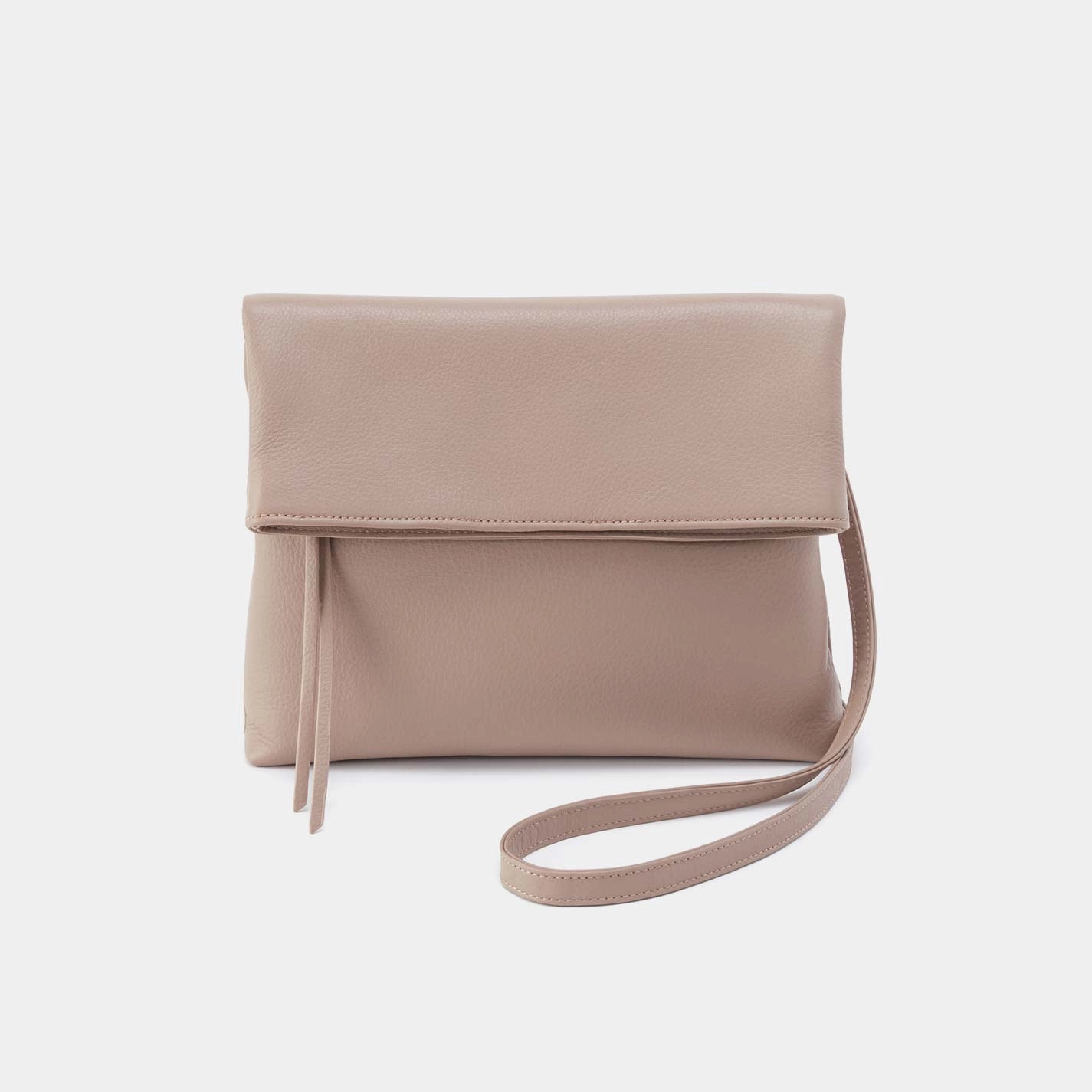Draft Crossbody in Pebbled Leather - Warm Adobe Sleek Design