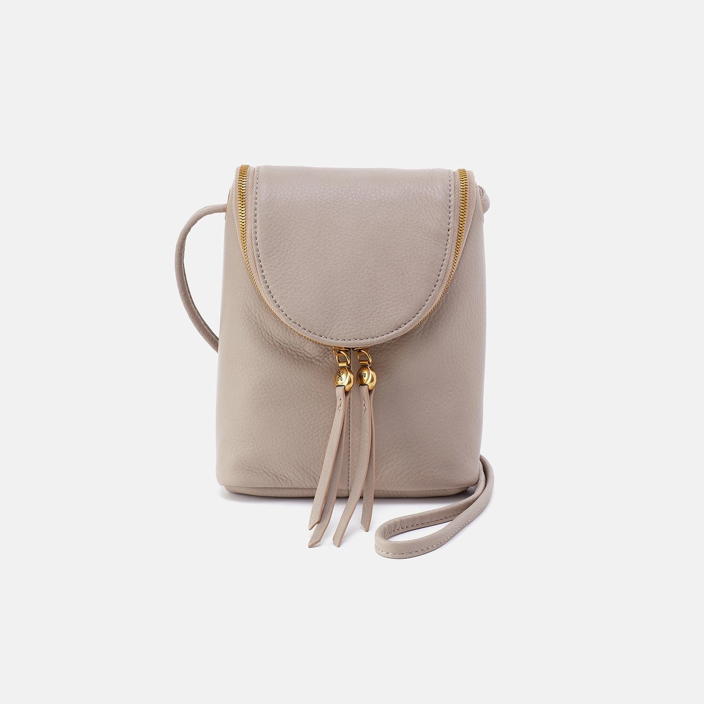 Urban Gear Fern Crossbody in Pebbled Leather - Taupe