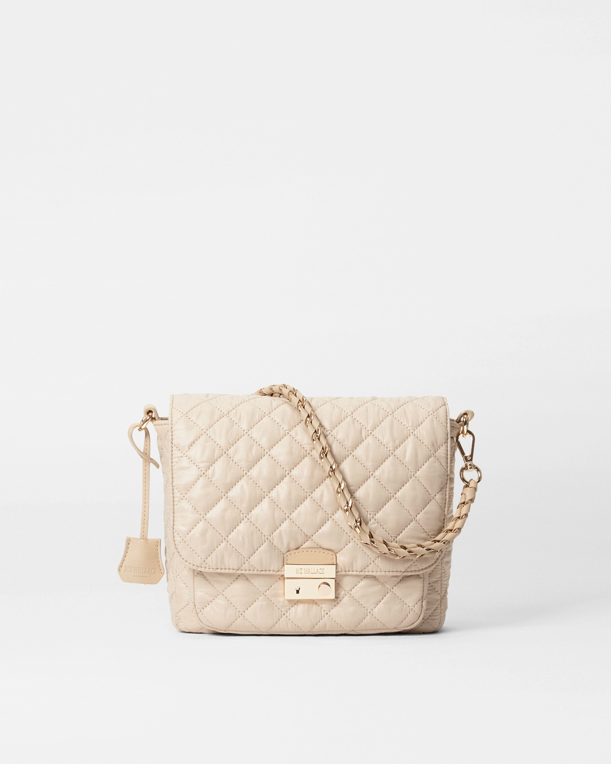 Buff Medium Crosby Lock Crossbody Sturdy Hardware