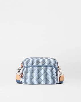 Seersucker Small Metro Camera Bag Sporty Chic Outfit Essential Carry