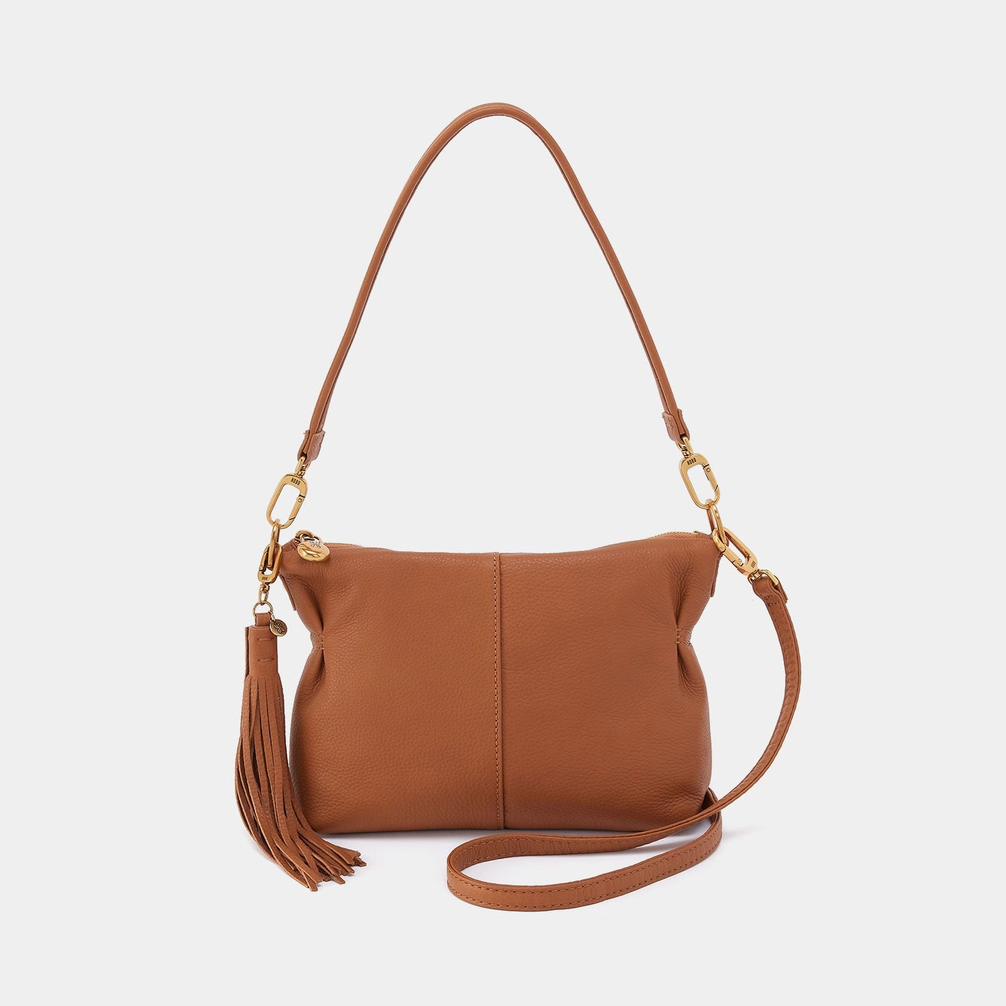 Kori Crossbody in Pebbled Leather - Warm Honey Made with long-lasting materials that can handle daily use
