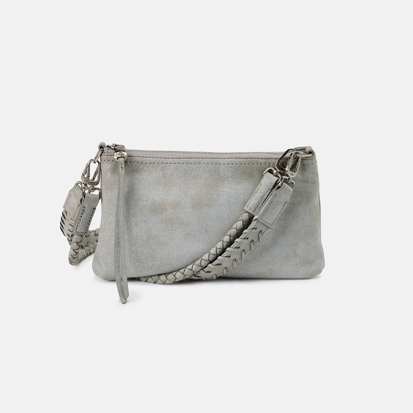 Classic Companion Lightweight Comfort Darcy Crossbody In Buffed Leather - Misty Harbor