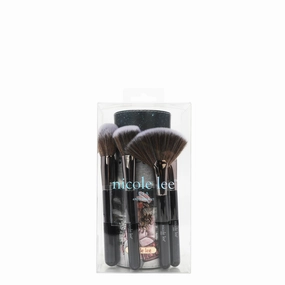 Minimal Travel Essential Utility MACARIA MAKEUP CASE WITH 4 PIECE BRUSH SET