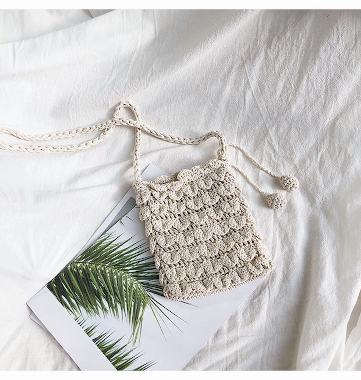 Elena Handbags Crochet Mini Bag Minimal Journey