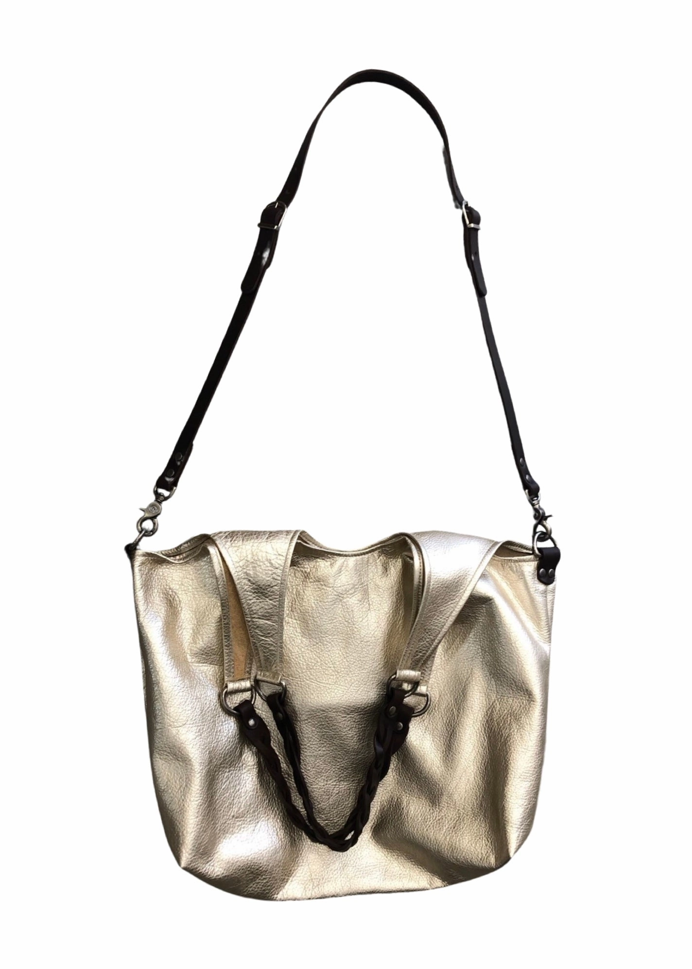 B34  braided handled tote Minimal Journey