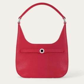 Florence Shoulder Bag | Pillarbox Red with Silver hardware Comfort Carry Gear