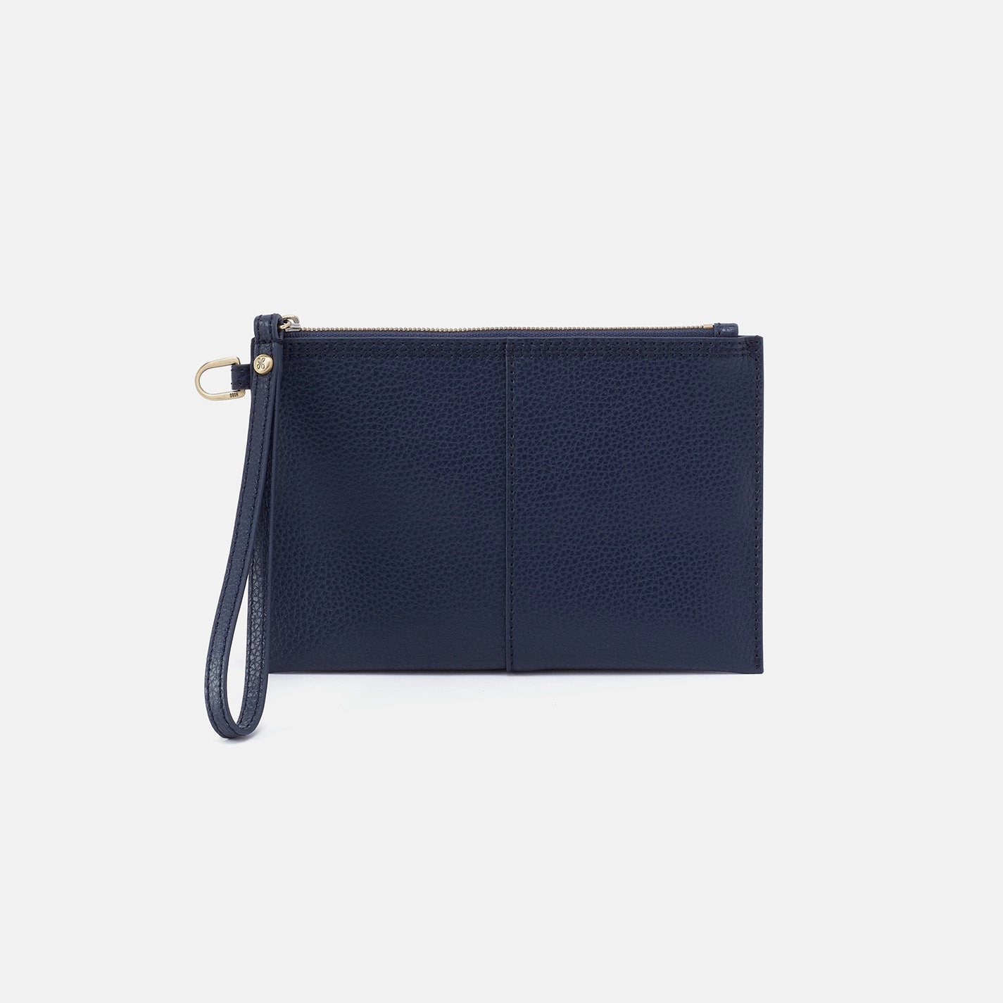 Premium Edge Practical Storage Vida Small Pouch in Micro Pebbled Leather - Mood Indigo