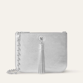 Ivy | Metallic Silver with Silver hardware Stylish Companion Stylish Edge