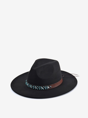Formal Ensemble Lightweight Design Teo Turquoise Band Hat