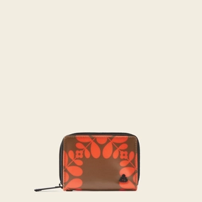 Durable Companion Remember Me Purse - Lattice Flower Tile Conker