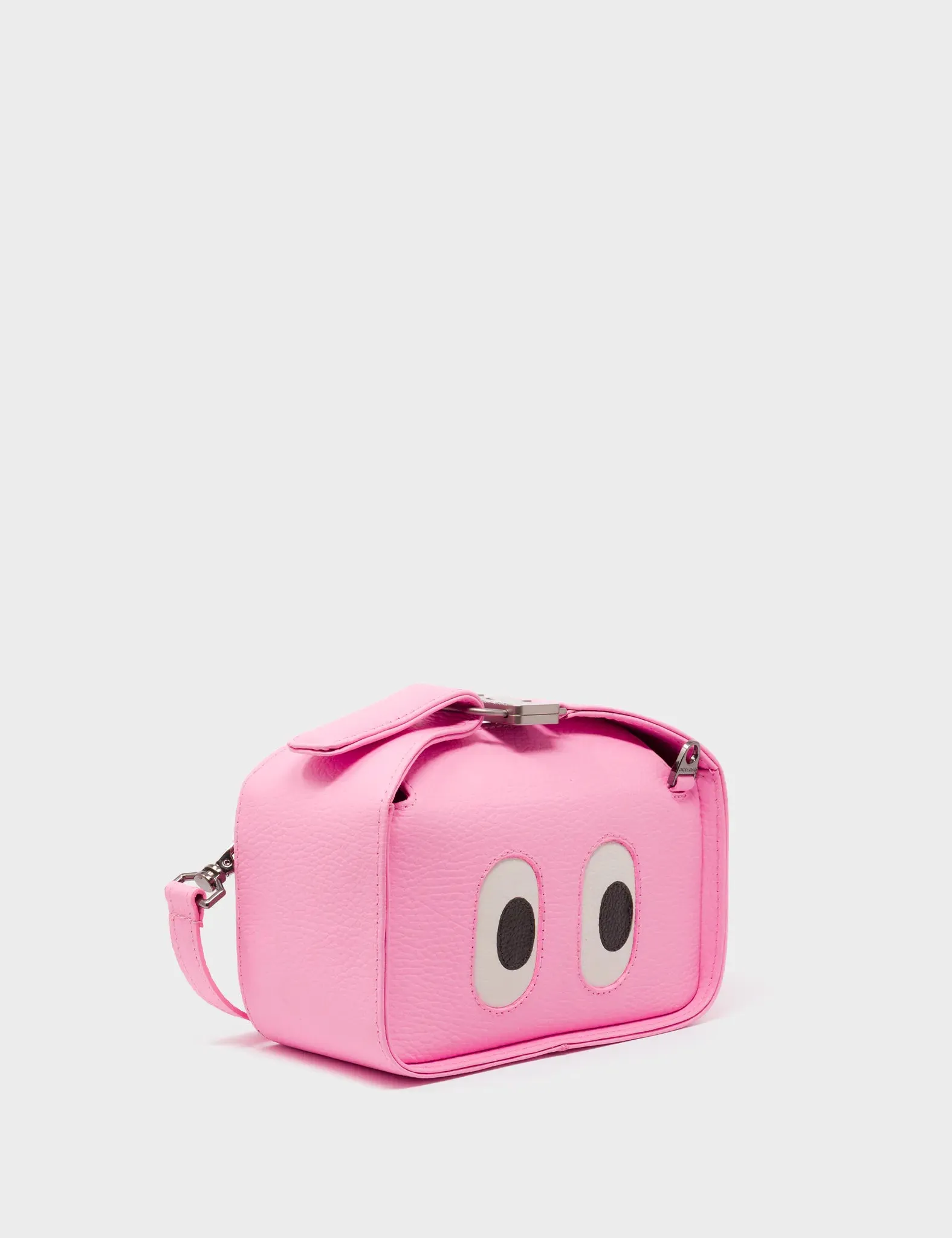 Modern Twist Benji Micro Crossbody Soft Neon Pink Leather Bag - Look Up ??